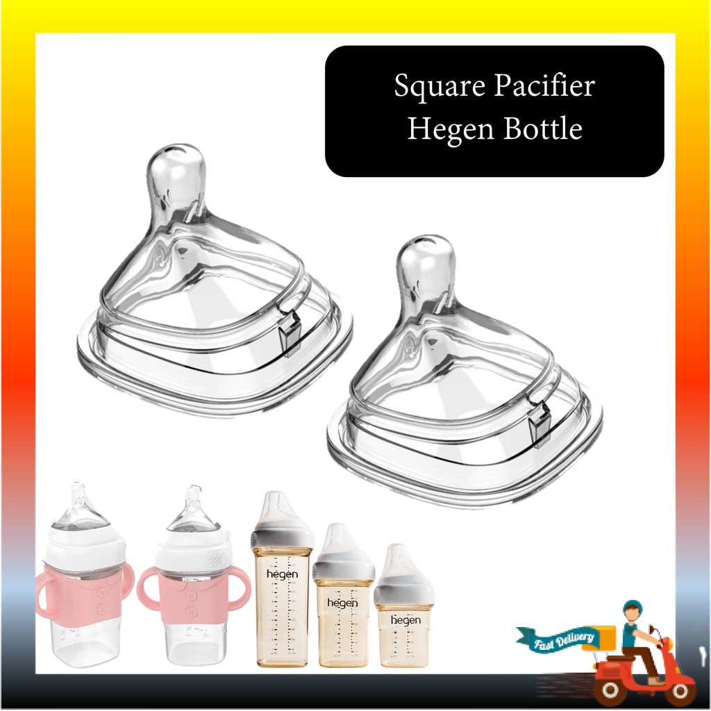 Hegen Milk Bottle Teat Replacement Puting Botol Susu Feeding Milk 1 2 3