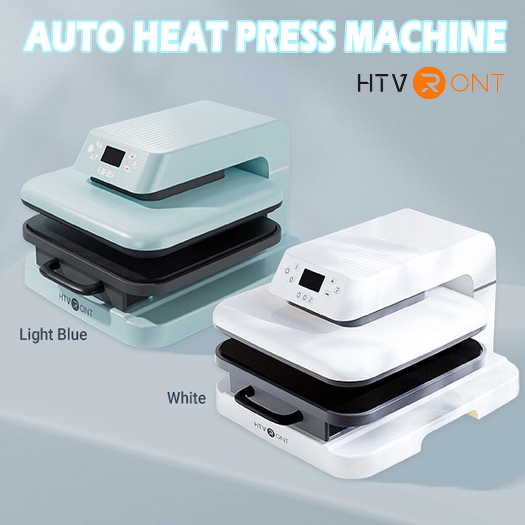 HTVRONT 220V Auto Heat Press Machine 15"x15"/38cm x 38cm Automatic Hot