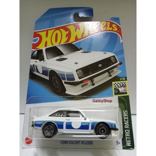Hot Wheels Ancien – Ford Escort 1982 – Série Racing – Échelle 1:64 – Malaysia – Occasion