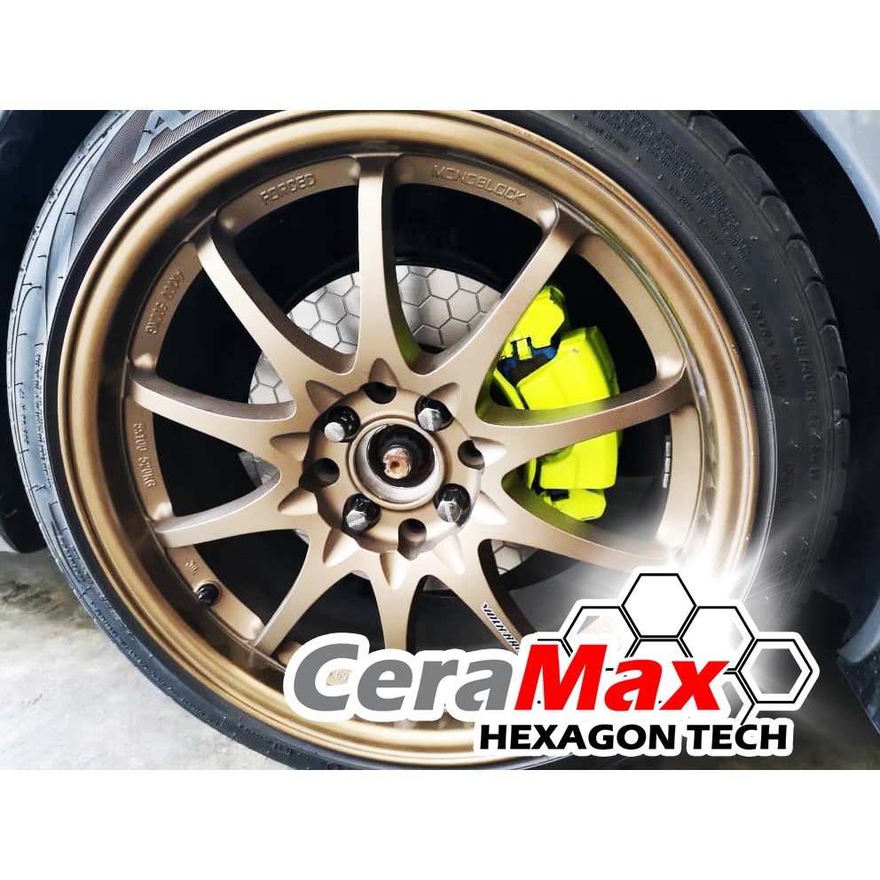 MX8042 CeraMAX Hexagon Brake rotor disc Front Perodua Axia Bezza Myvi ...