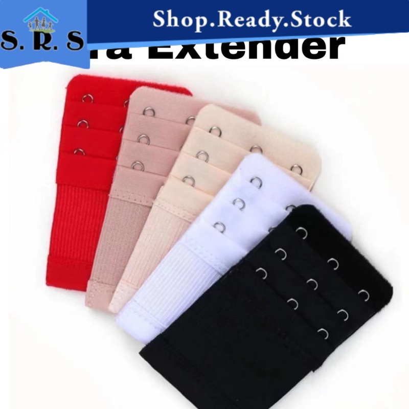 SRS_ SRS_Elastic Bra Extender 2/3/4/5 Hooks 7 colors Tali bra 内衣延长扣 ...