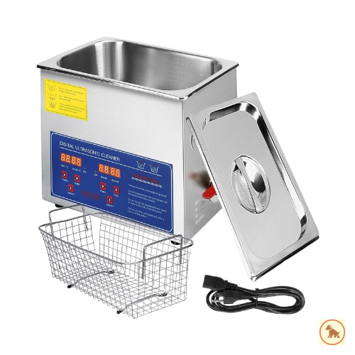 Digital Ultrasonic Cleaner with Heating Power 200W 【10L】Pembersih ...