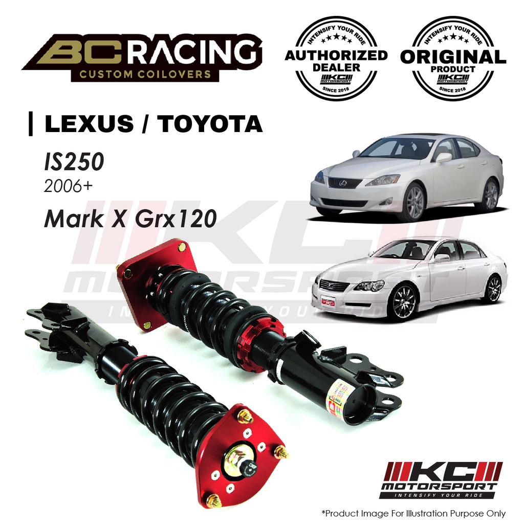 Lexus IS250 2006+ / Toyota Mark X Grx120 - BC Racing V1 Fully ...