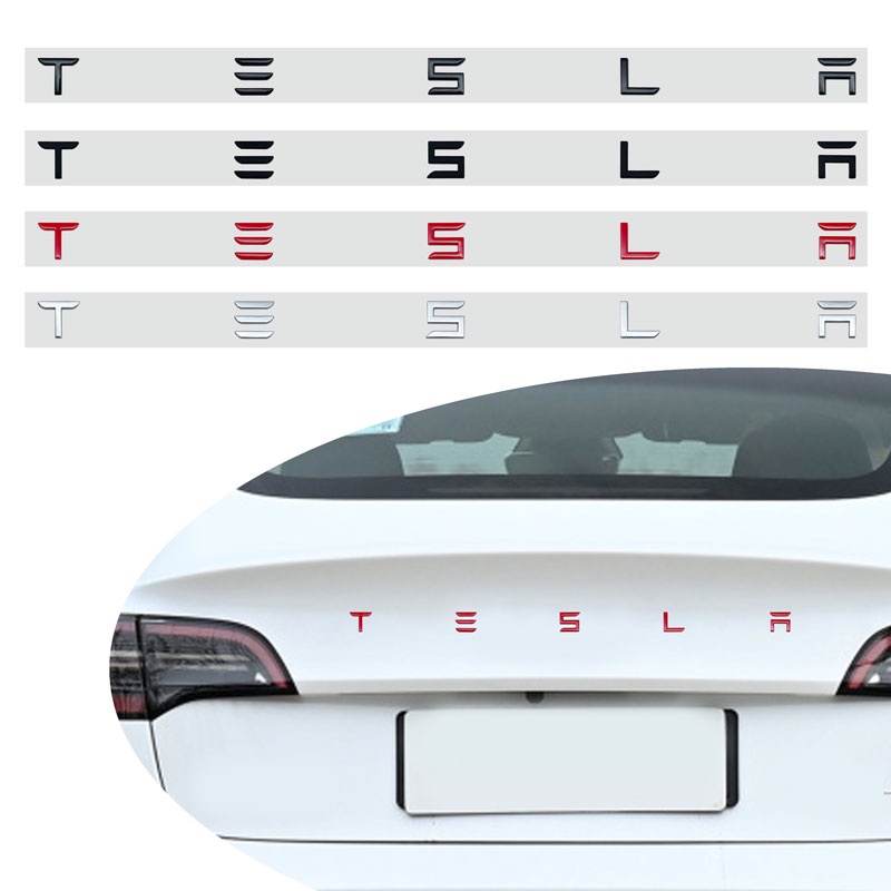 Car trunk logo replacement English letter logo sticker replacement ...