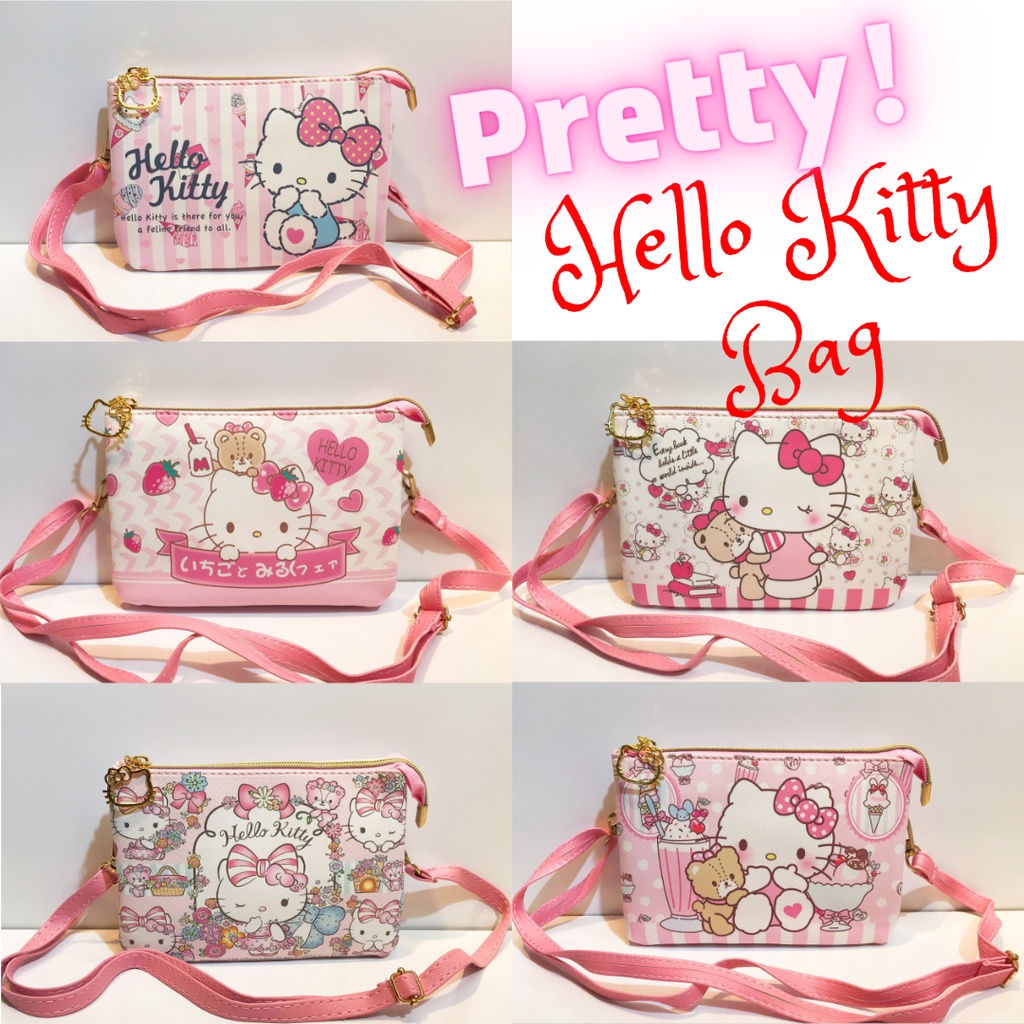 [Ready Stock]Hello Kitty Sling Bag #Children Bag and adult bag #present ...