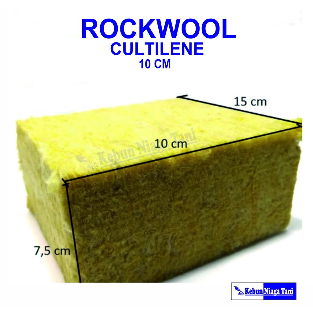Cultilene Rockwool - RW - Rockwool Size 10 x 15 x 7.5 Cm - Cultiline ...