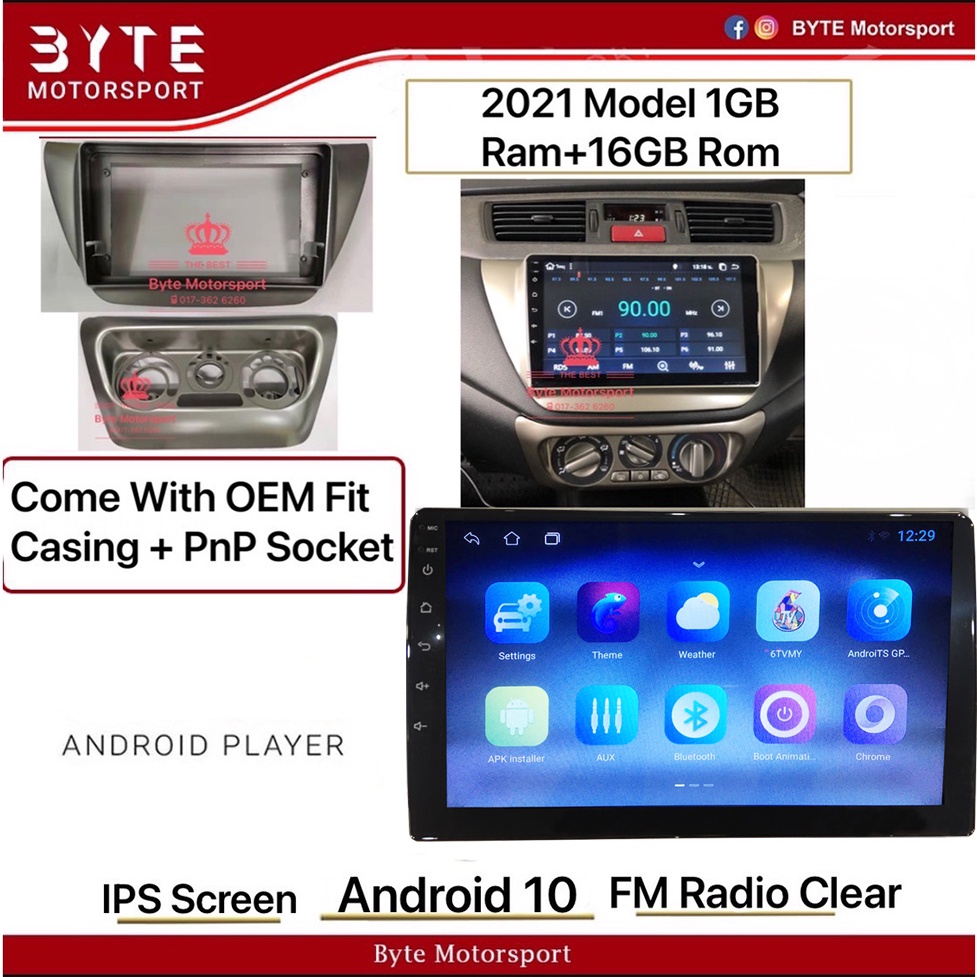 🇲🇾 🏧Economy Set🏧 [1+16] Mitsubishi Lancer 2002-2006 (CS2A) Android ...