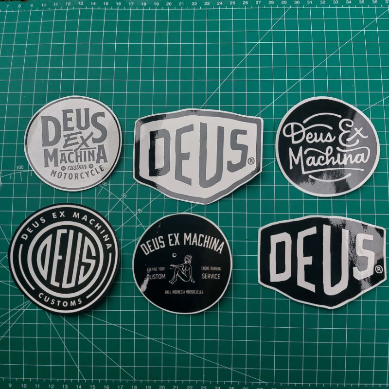 Sticker I DEUS LOGO I Laminate | Shopee Malaysia
