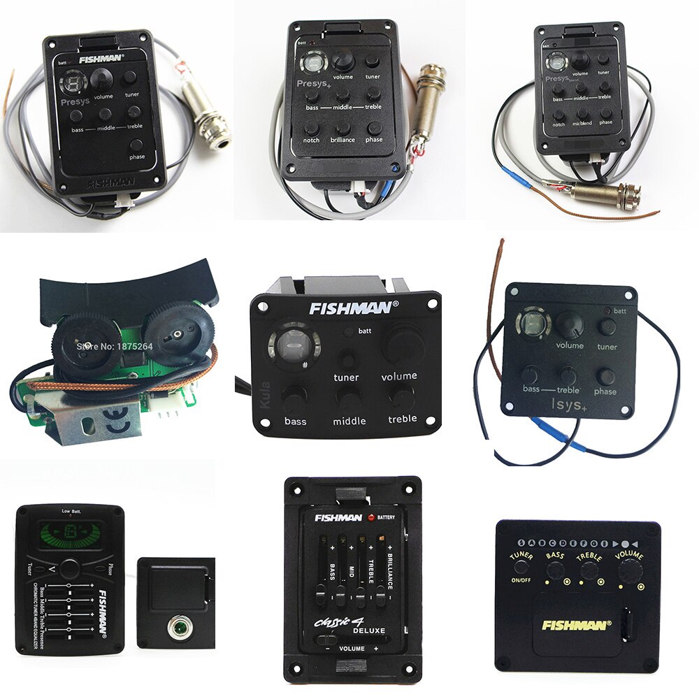 HL9 Types Fishman Guitar Pickup Presys Mic Blend PlusPreamp EQ Tuner