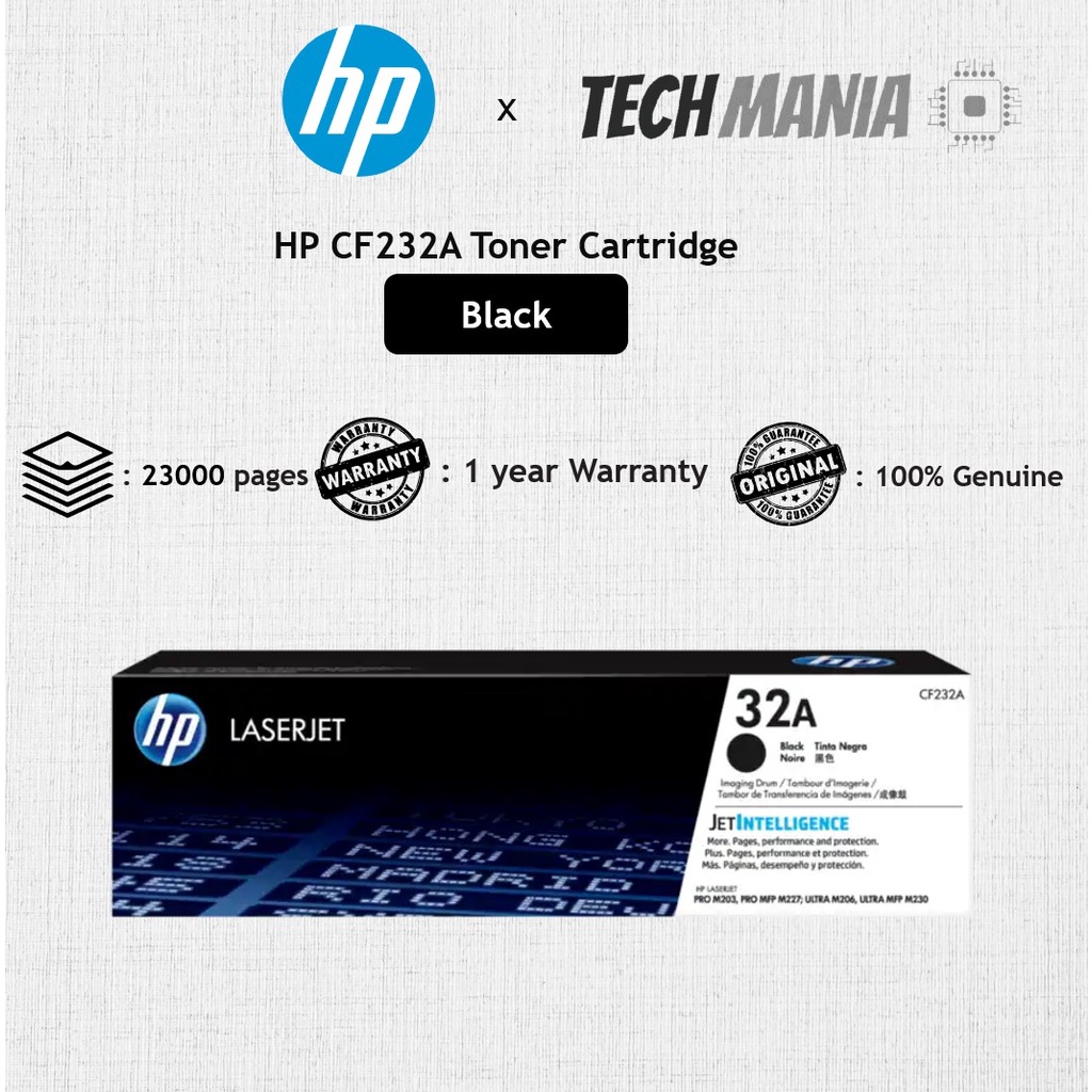 [100 ORIGINAL] HP CF232A 32A Original LaserJet Imaging Drum / Up To