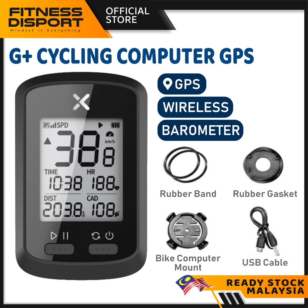XOSS G+ G Plus GPS Smart Bike Cycling Computer Bluetooth LCD Display