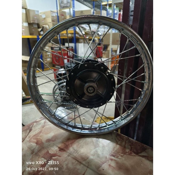 RIM BESI BELAKANG REAR RIM Complete set RIM lebar 1.6x17 Yamaha LC 135 ...