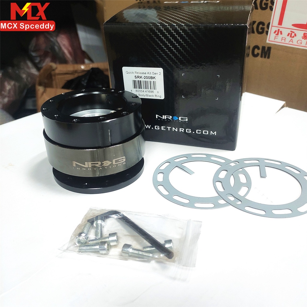 Car JDM NRG Ding Steering Wheel Quick Release Hub Adapter Snap Off Boss