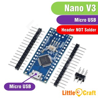 Arduino Nano 3.0 (COMPATIBLE) - no soldered headers