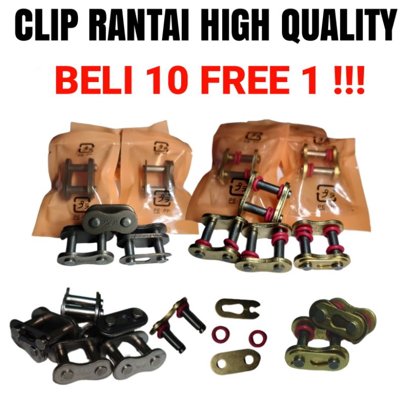 BELI 10 FREE 1 !!! Chain pin rantai clip 415H 428H 520H 415 420 420H ...