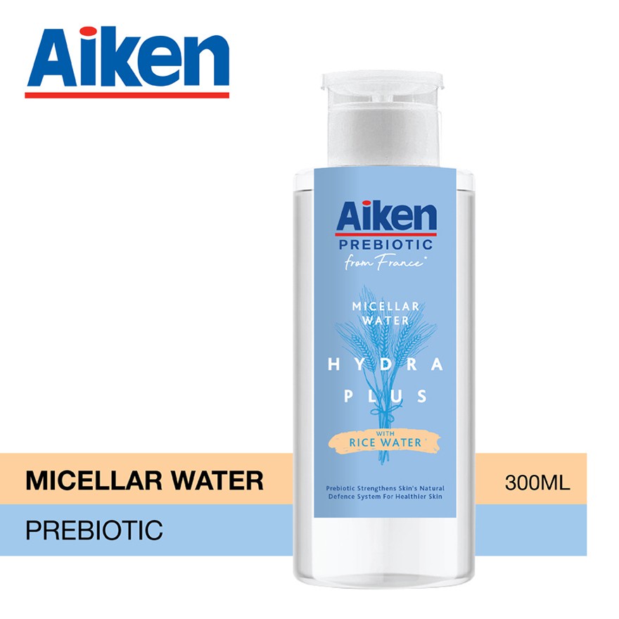 AIKEN PREBIOTIC MICELLAR WATER 300ML (WITH RICE WATER) | Shopee Malaysia