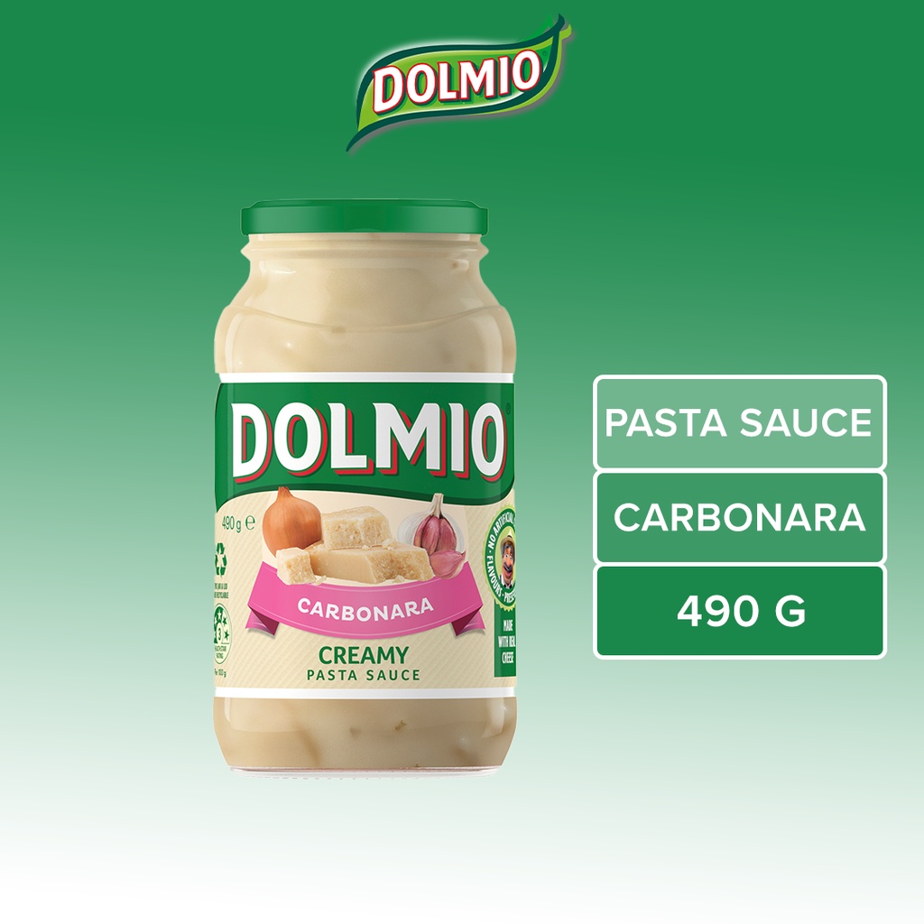 Dolmio Creamy Carbonara Pasta Sauce (490g) [Exp 5 Jun 2023] Shopee Malaysia