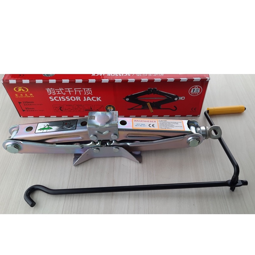Heavy Duty Foldable Scissor Jack Hand Operated Car Jack 1 Ton 1.5 Ton ...