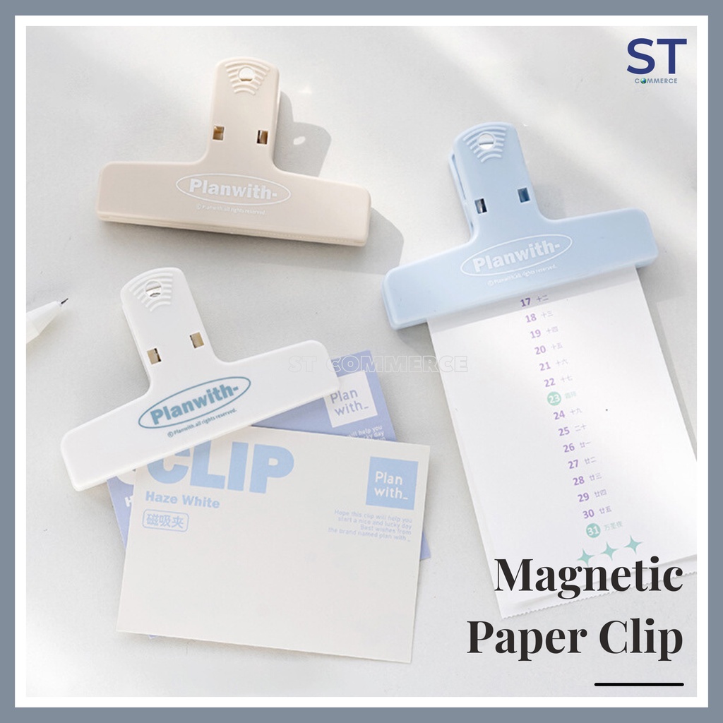 Japanase Style Paper Clip Magnet Filing Clip Elliot Folder Student ...
