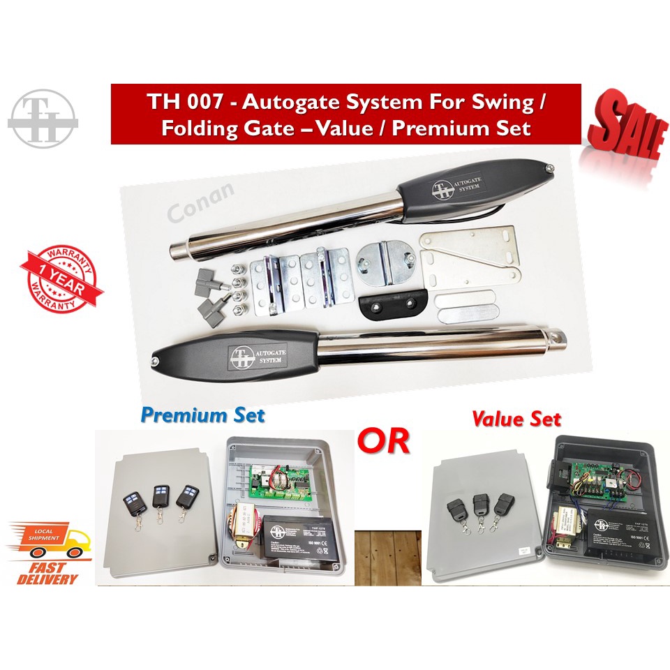TH 007 Autogate Motor (Arm Motor) For Swing / Folding Gate - Premium ...