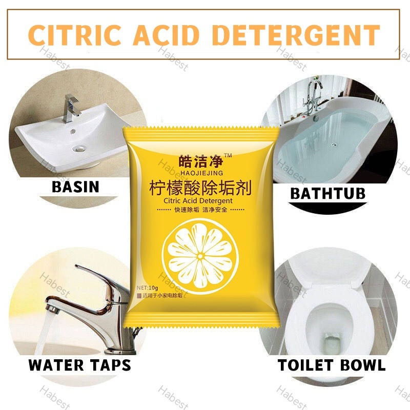 Citric Acid Detergent Powder Inner Container Cleaner Electric Kettle