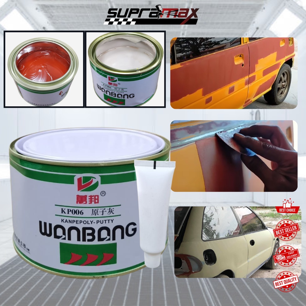 WANBANG CAR BODY PUTTY FILLER/SIMEN KERETA / SIMEN MURAH 1.0kg WITH