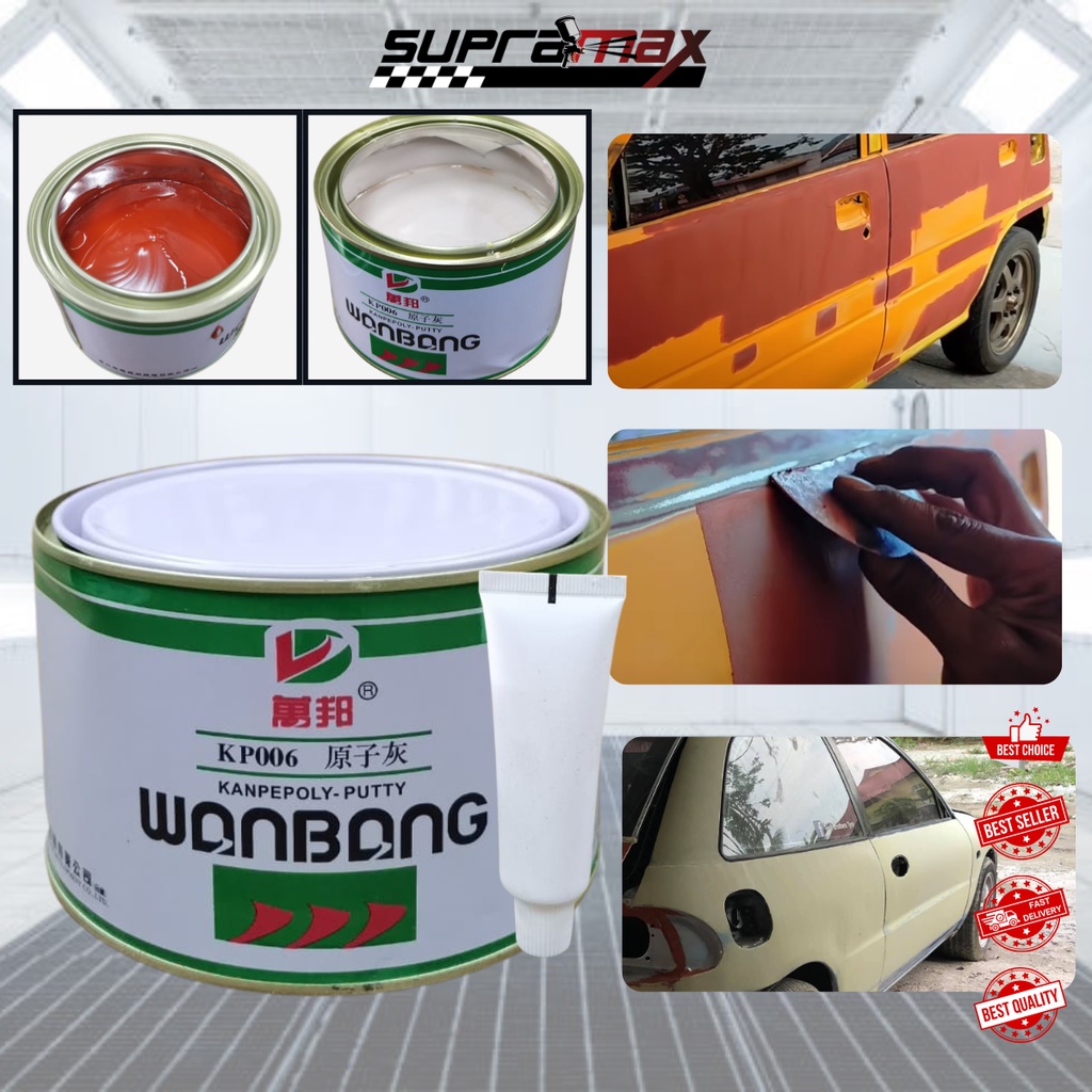 WANBANG CAR BODY PUTTY FILLER/SIMEN KERETA / SIMEN MURAH 1.0kg WITH ...