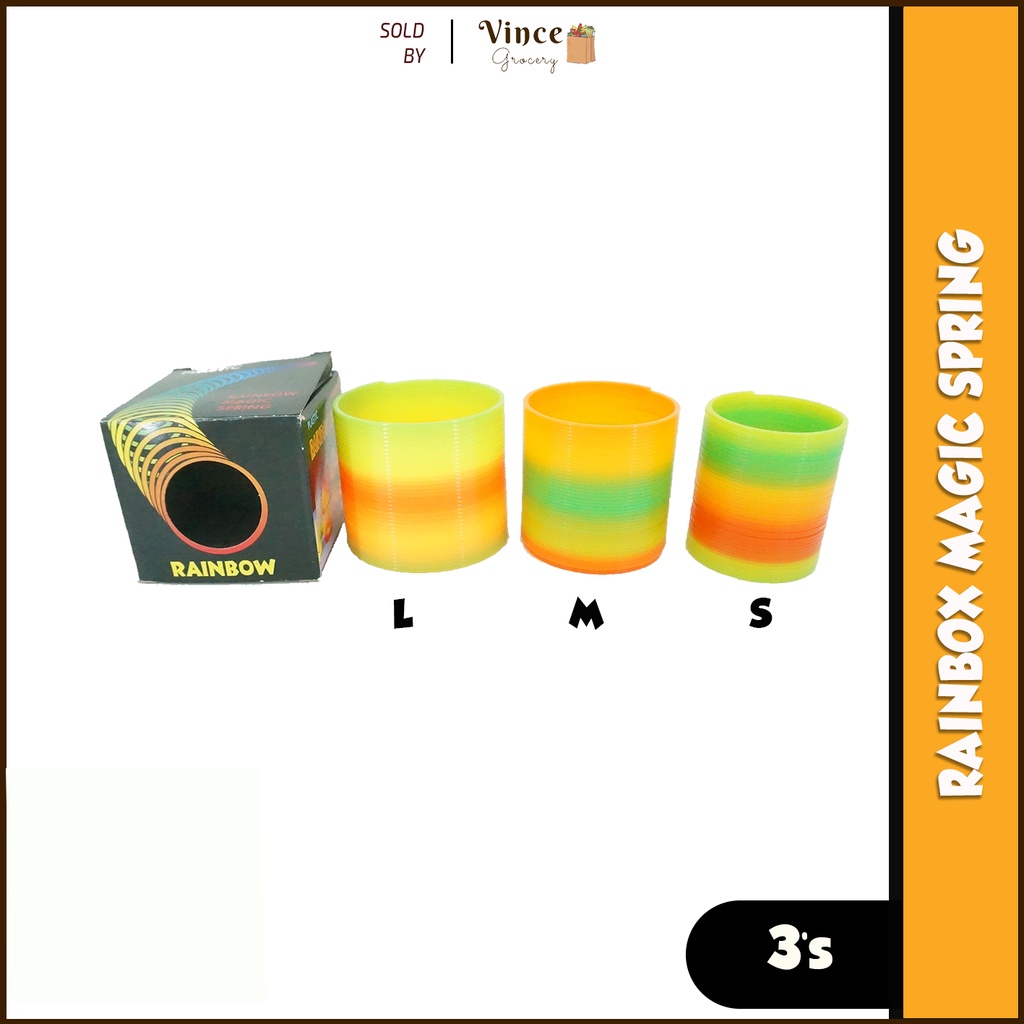 3 in 1 Rainbow Springs Ring Toys For Kids Shopee Malaysia