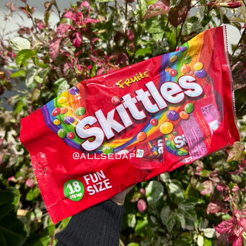 SKITTLES FRUITS FUN SIZE (18x18g) | Shopee Malaysia