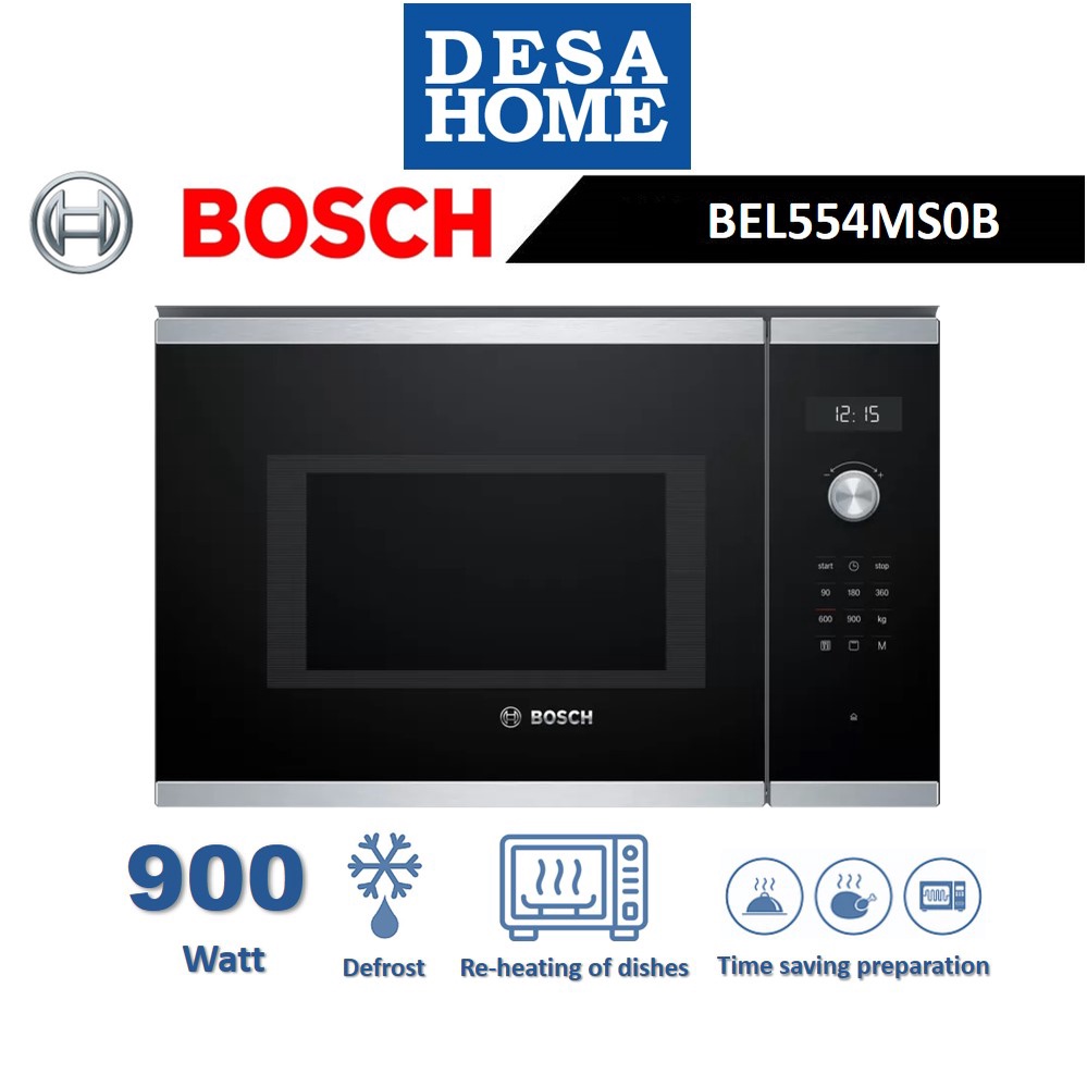 BOSCH BEL554MS0B [25L]BUILTIN MICROWAVE OVEN Shopee Malaysia