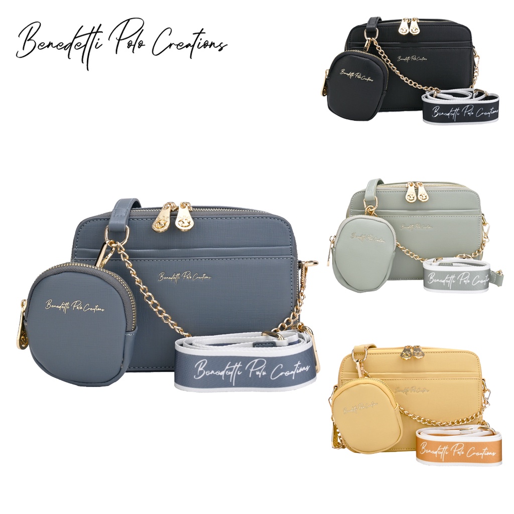 Benedetti POLO Creations Pearlie Crossbody Bag Shopee Malaysia