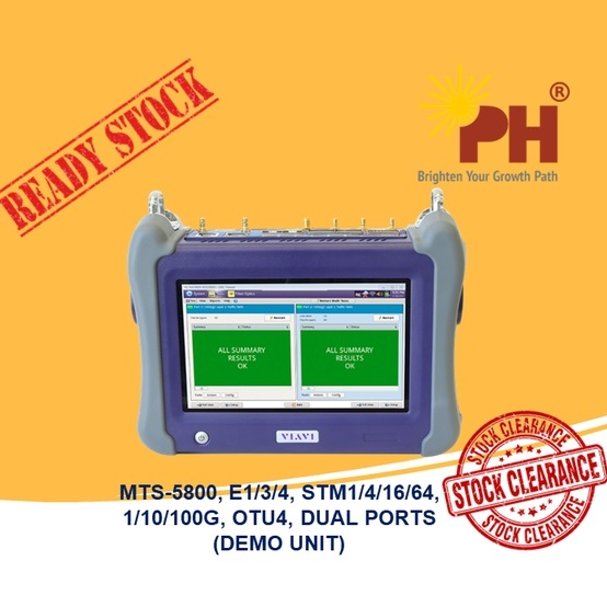 [STOCK CLEARANCE] MTS-5800, E1/3/4, STM1/4/16/64, 1/10/100G, OTU4, DUAL ...