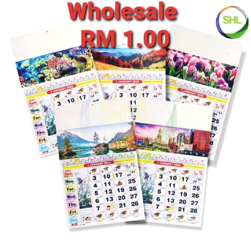 2025 Calendar Big Size Racing Horse Wholesale 跑马月历批发 / Kalender Kuda