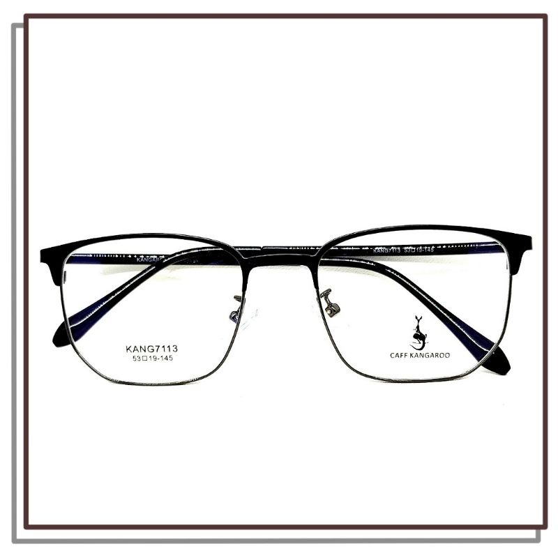 Korean CAFE KANGAROO 7113 Eyeglass Frames Cool Clubmaster Models