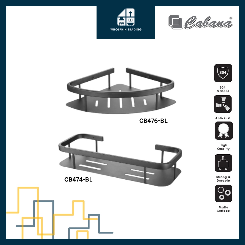 CABANA Bathroom Rack Stainless Steel Rak Bilik Mandi | Shopee Malaysia