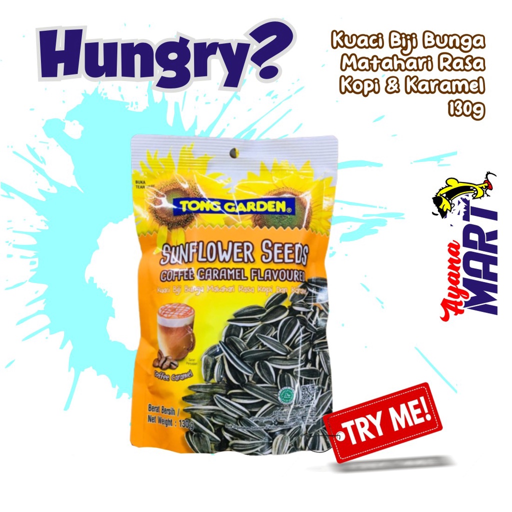 Kuaci Biji Bunga Matahari Tong Garden Sunflower Seed Rasa Kopi