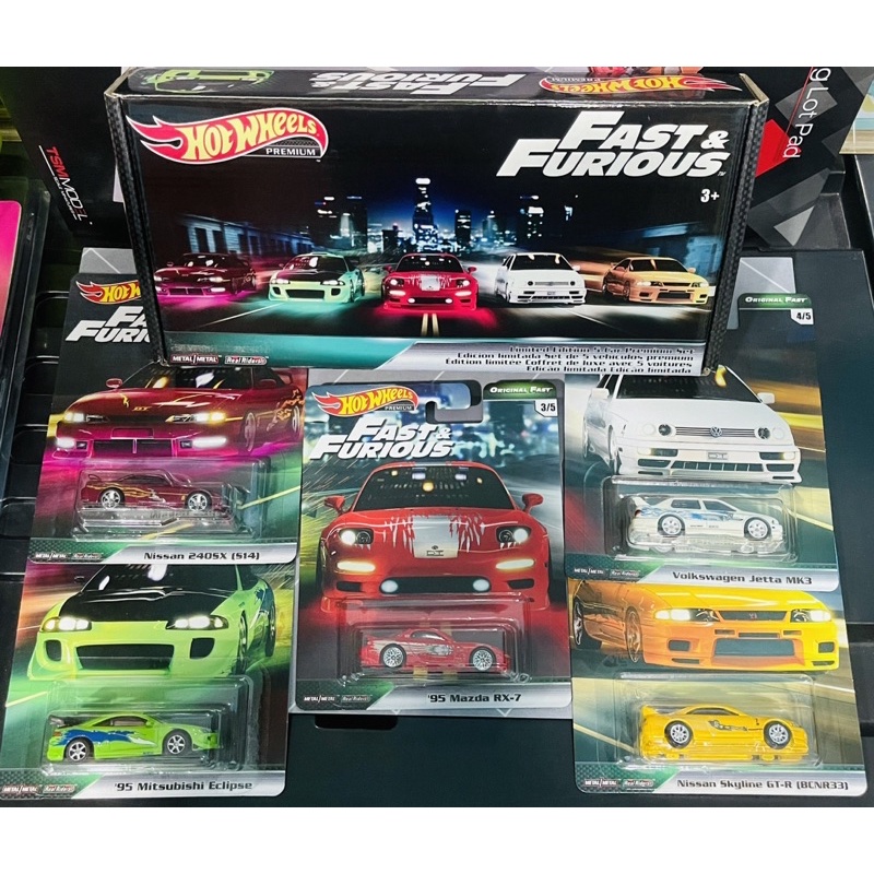 Hotwheels Fast And Furious Fnf Wave Original Fast Complete Boxset