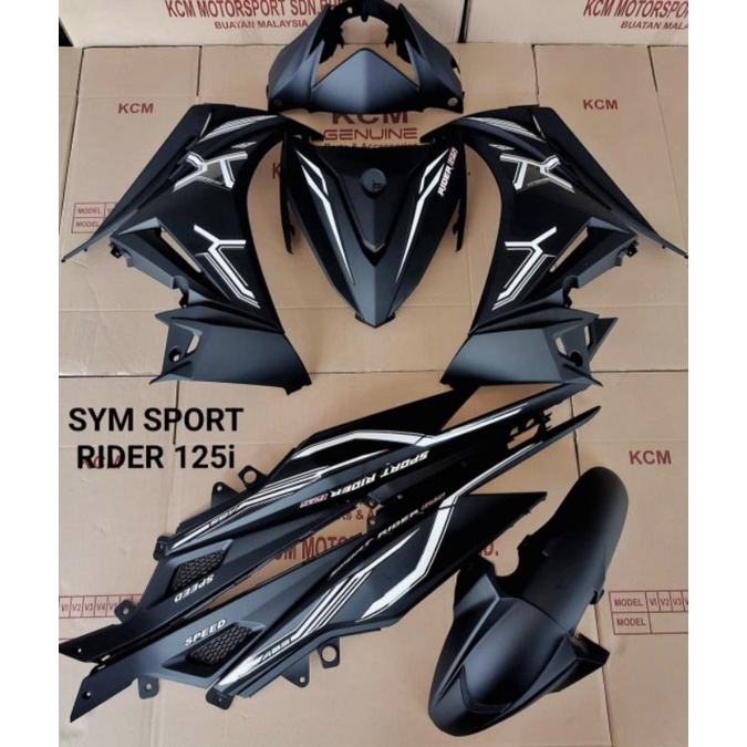 coverset Sym Sport Rider 125i siap sticker dan set kosong | Shopee Malaysia