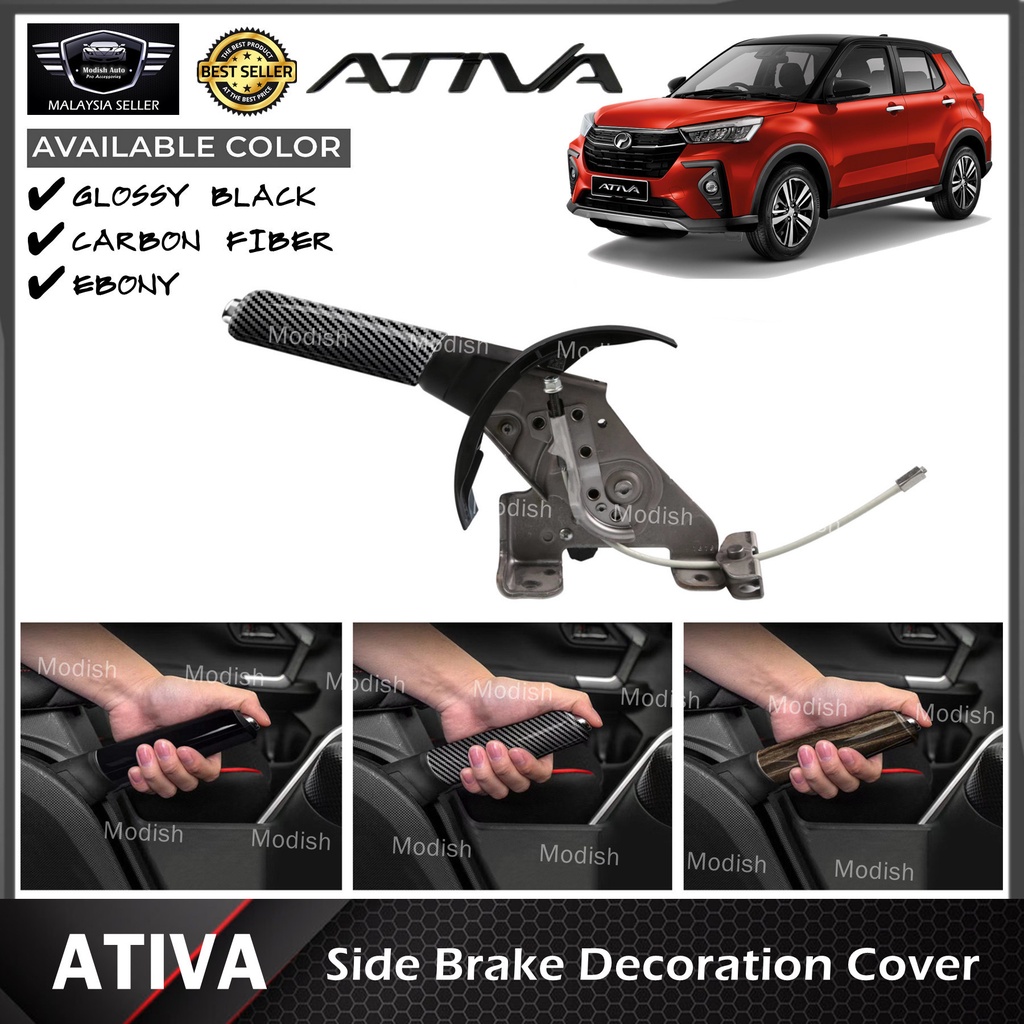 Modish Perodua Ativa Handbrake Decoration Set Side Brake Cover Hand