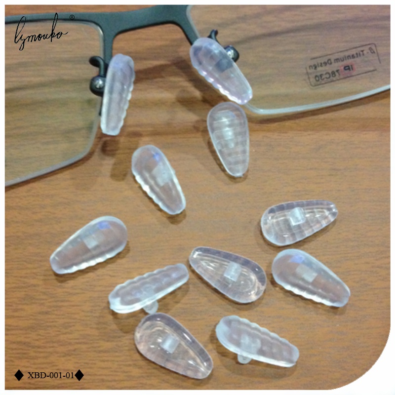 New Style 5Pairs Silicone Eyeglass Airbag Soft Nose Pads On Nose Pad