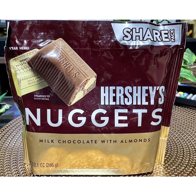 Hershey’s Nuggets Milk Chocolate With Almonds 286g 