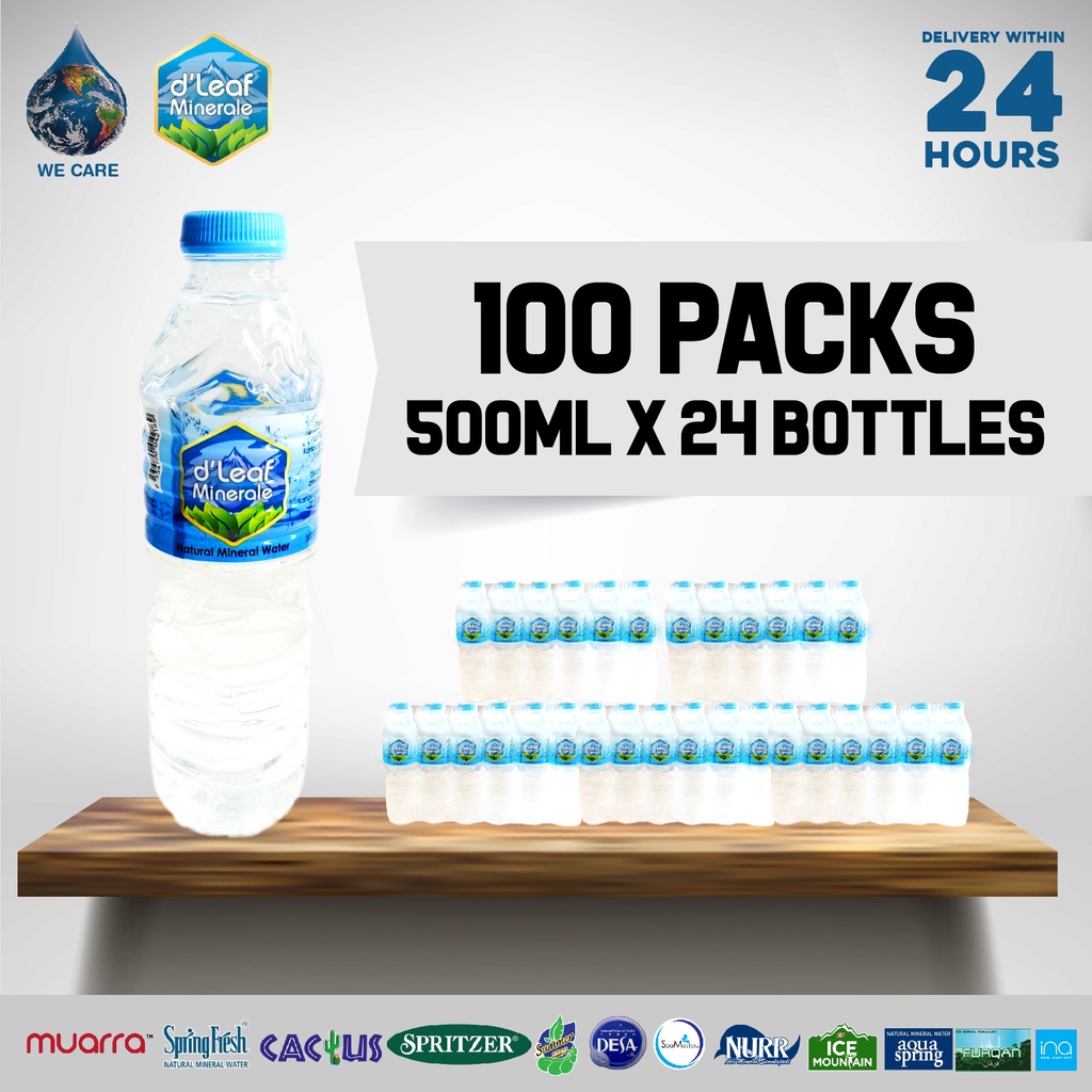 D'LEAF Mineral Water (500ml x 24 Bottles x 100 Packs) | Shopee Malaysia