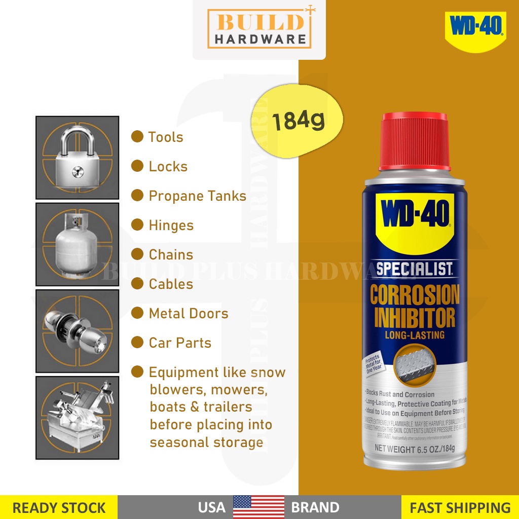 WD-40® Specialist™ Corrosion Inhibitor Long-Lasting 184g 专业系列-缓蚀剂 Long ...