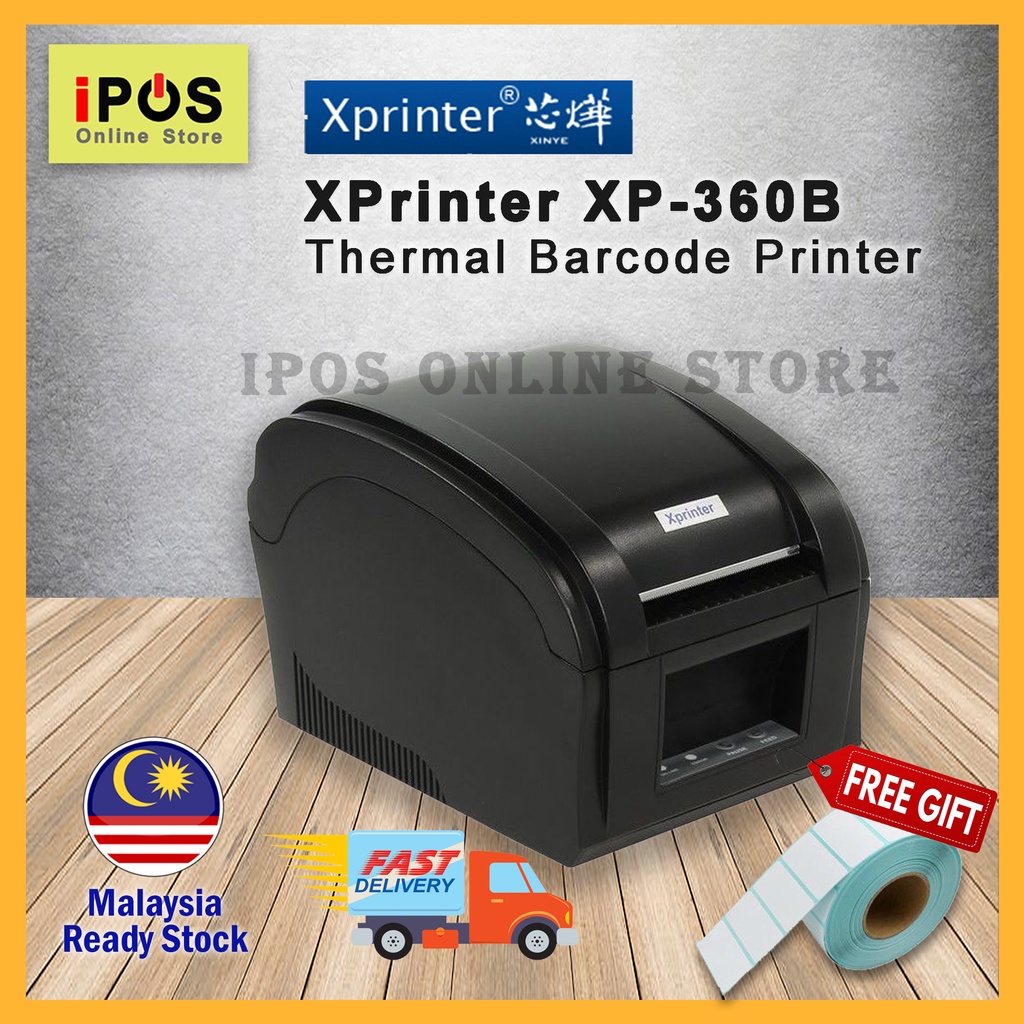 Xprinter Xp 370b Thermal Barcode Printer Shopee Malaysia 3197