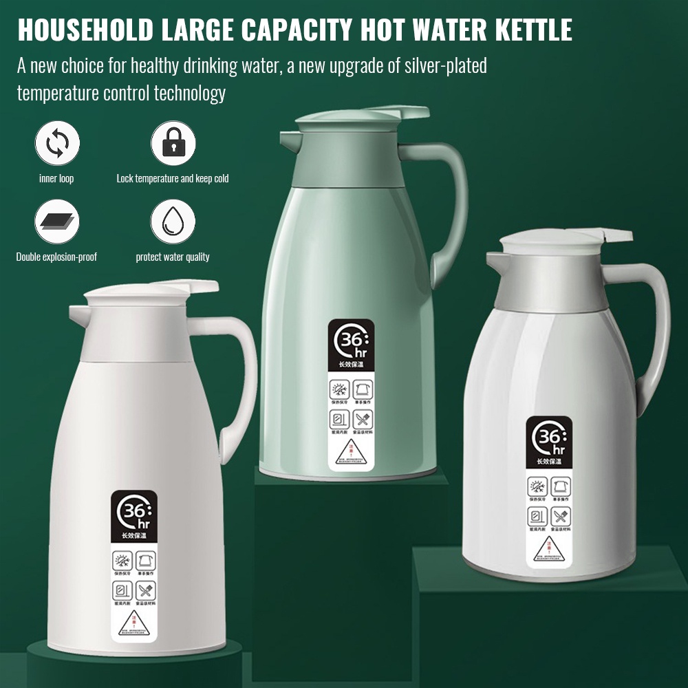 Thermal flask Small Household thermos High capacity Kettle Glass liner