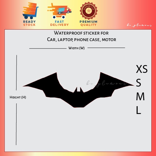 Batman Drip Decal – Buy 1 Get 1 Free Dark Knight Vinyl Sticker BOGO