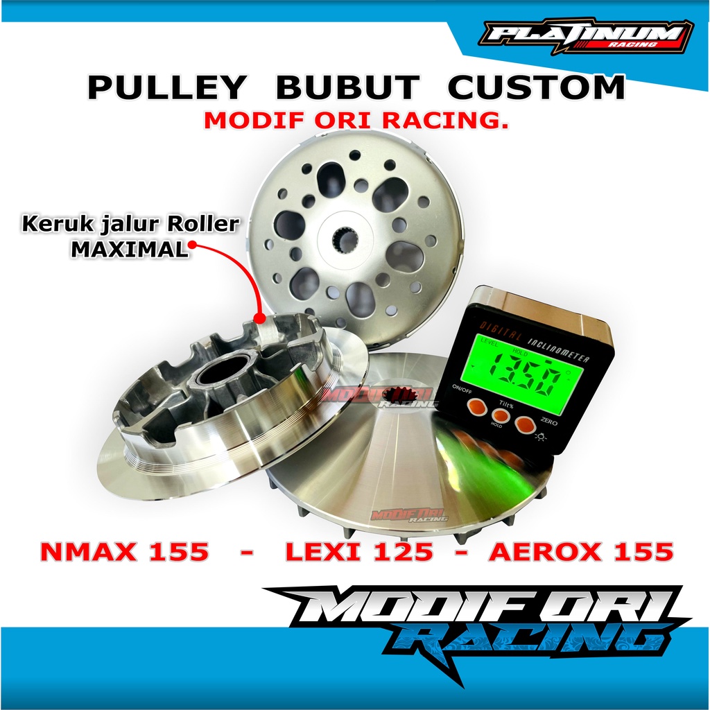 Package KIRIAN NMAX YAMAHA AEROX PULLEY Lathe NMAX CUSTOM Bowl NMAX