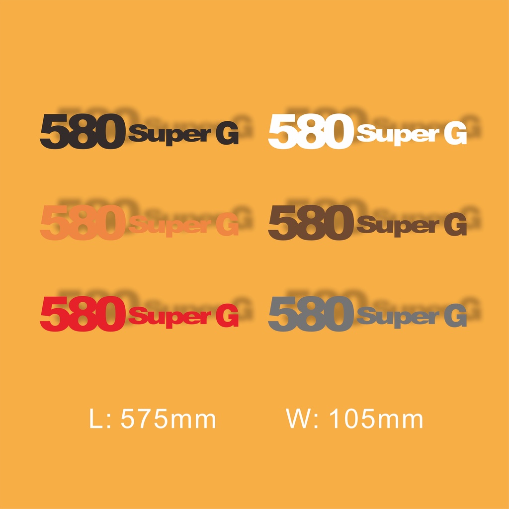 Backhoe Loader Case 580 Super G Loader Lift Sticker. 7 colors chooses ...