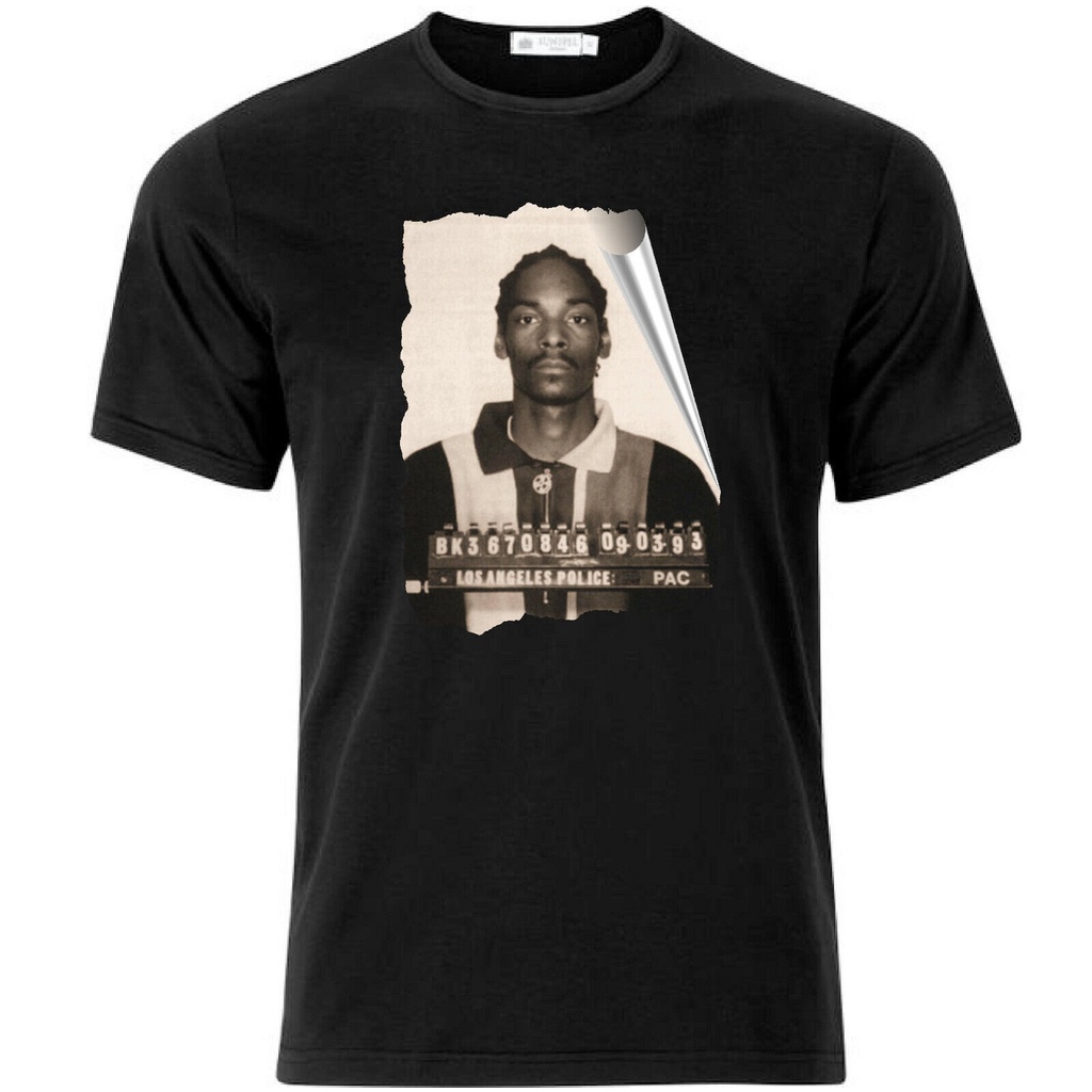 Snoop Dogg Mugshot Peel Off Effect T Shirt Black | Shopee Malaysia