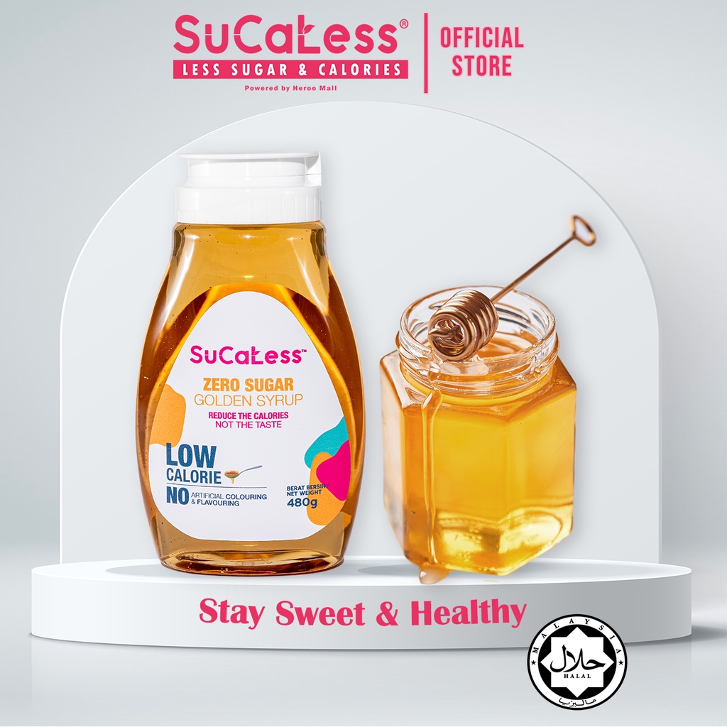 SuCaLess ZERO Sugar Golden Syrup [HALAL/LOW Calories/KETO Diet/Local ...
